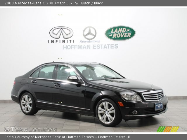 2008 Mercedes-Benz C 300 4Matic Luxury in Black
