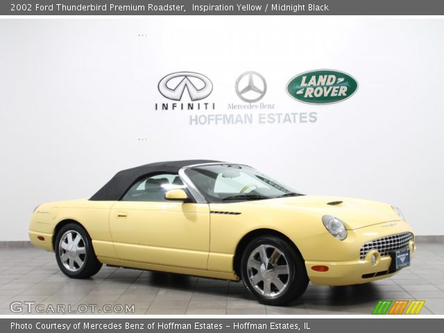 2002 Ford Thunderbird Premium Roadster in Inspiration Yellow
