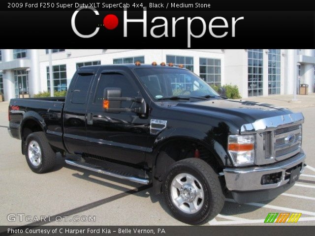 2009 Ford F250 Super Duty XLT SuperCab 4x4 in Black