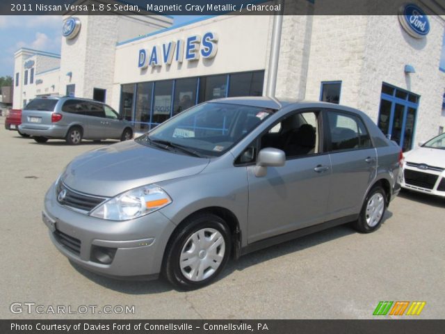2011 Nissan Versa 1.8 S Sedan in Magnetic Gray Metallic