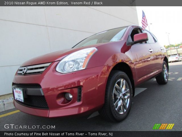 2010 Nissan Rogue AWD Krom Edition in Venom Red
