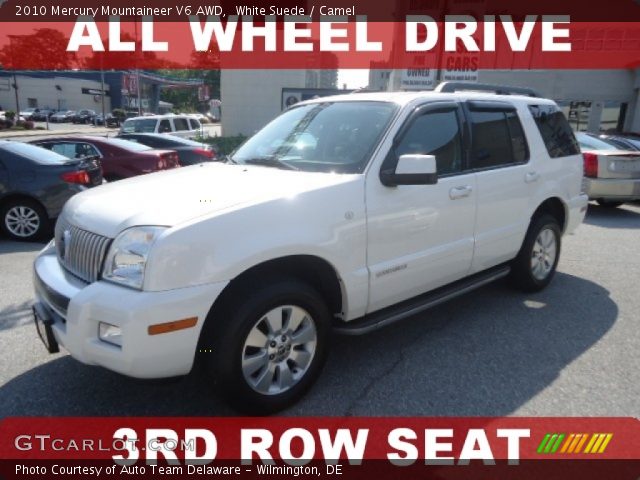 2010 Mercury Mountaineer V6 AWD in White Suede