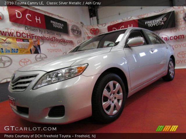 2010 Toyota Camry LE in Classic Silver Metallic