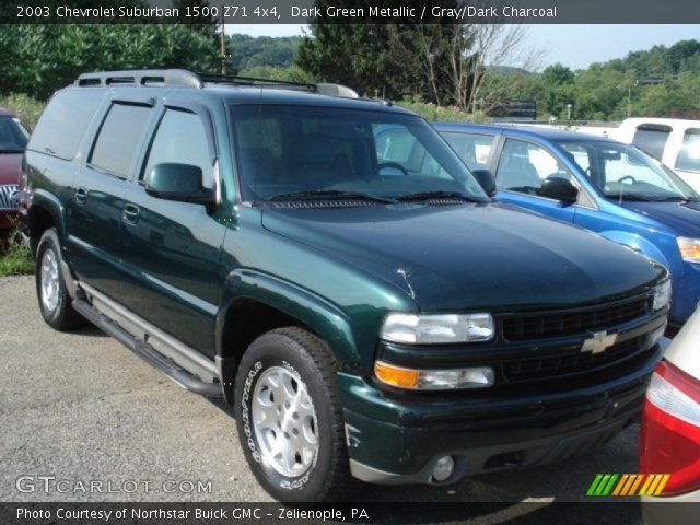 2003 Chevrolet Suburban 1500 Z71 4x4 in Dark Green Metallic