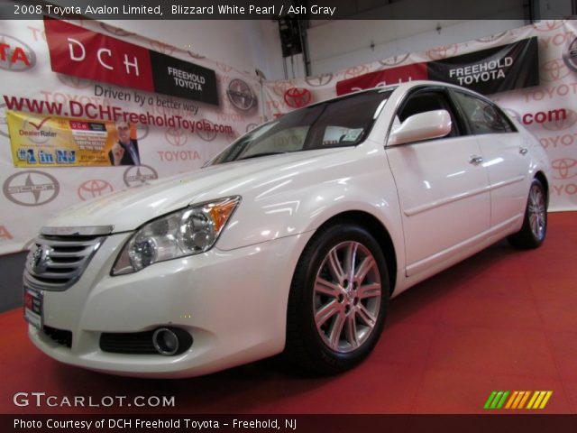 2008 Toyota Avalon Limited in Blizzard White Pearl