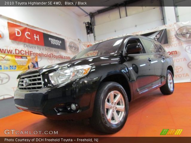2010 Toyota Highlander SE 4WD in Black