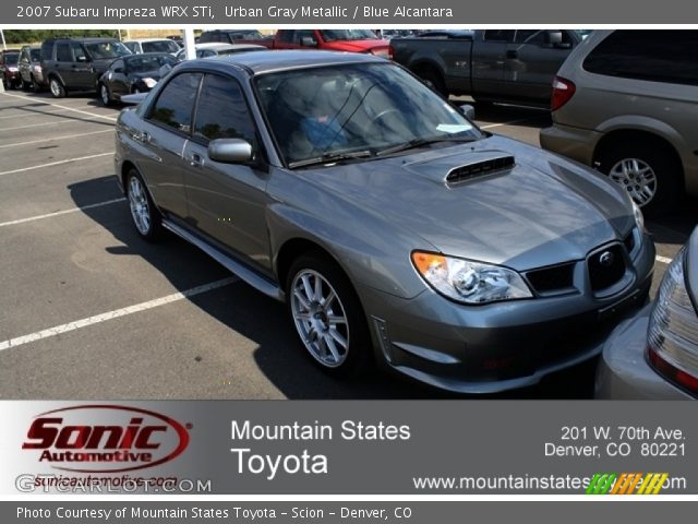 2007 Subaru Impreza WRX STi in Urban Gray Metallic