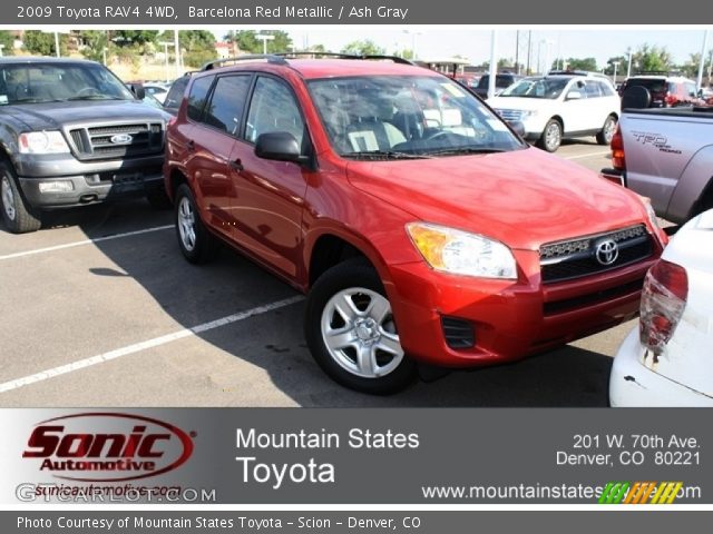 2009 Toyota RAV4 4WD in Barcelona Red Metallic