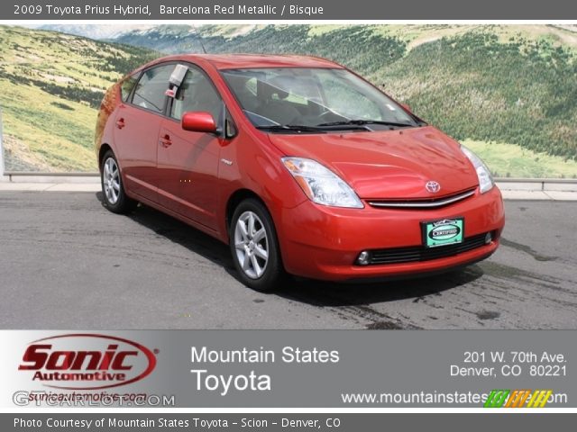 2009 Toyota Prius Hybrid in Barcelona Red Metallic