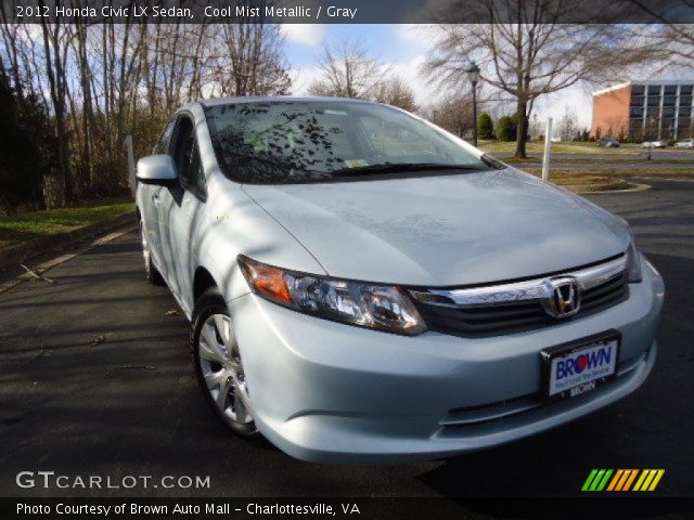 2012 Honda Civic LX Sedan in Cool Mist Metallic