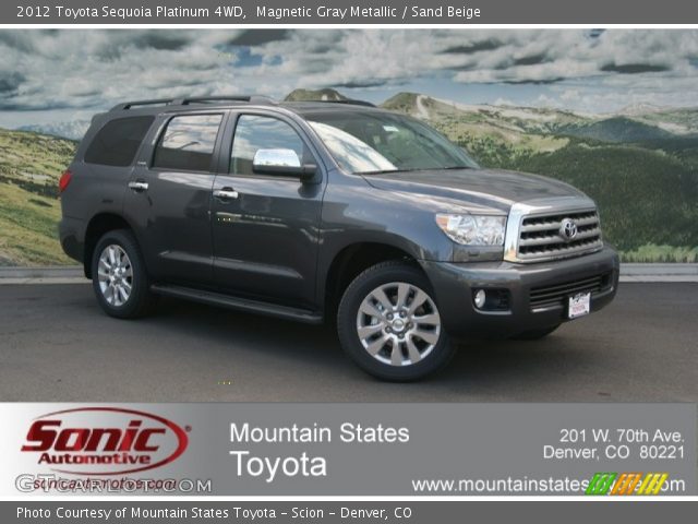 2012 Toyota Sequoia Platinum 4WD in Magnetic Gray Metallic