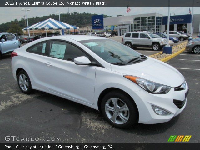 2013 Hyundai Elantra Coupe GS in Monaco White