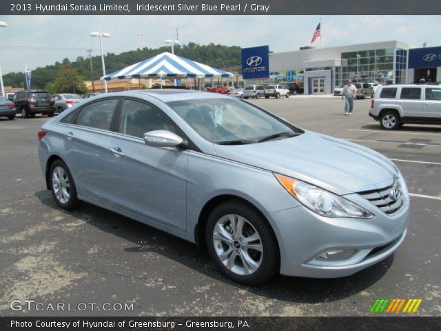 2013 Hyundai Sonata Limited in Iridescent Silver Blue Pearl