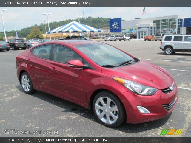 2013 Hyundai Elantra Limited in Red Allure