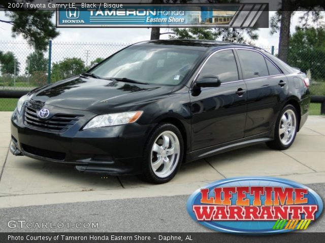 2007 Toyota Camry LE in Black