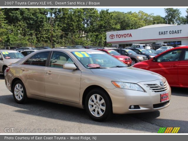 2007 Toyota Camry XLE V6 in Desert Sand Mica