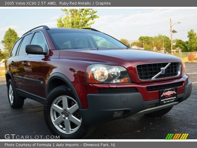 2005 Volvo XC90 2.5T AWD in Ruby Red Metallic