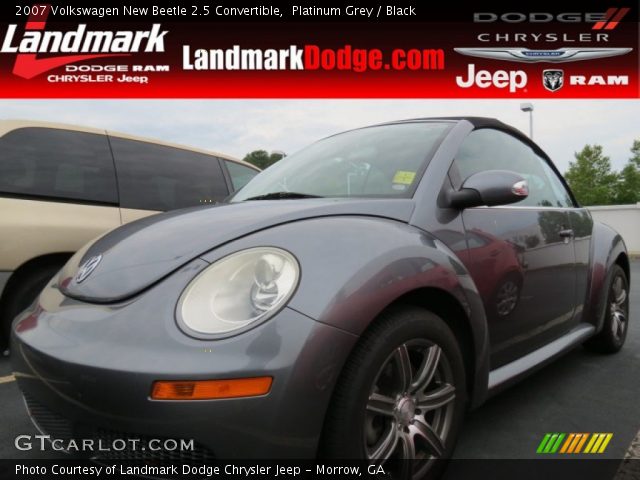 2007 Volkswagen New Beetle 2.5 Convertible in Platinum Grey