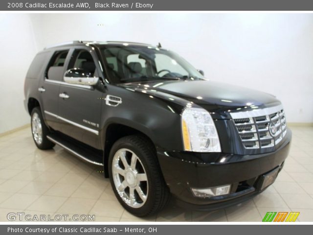 2008 Cadillac Escalade AWD in Black Raven