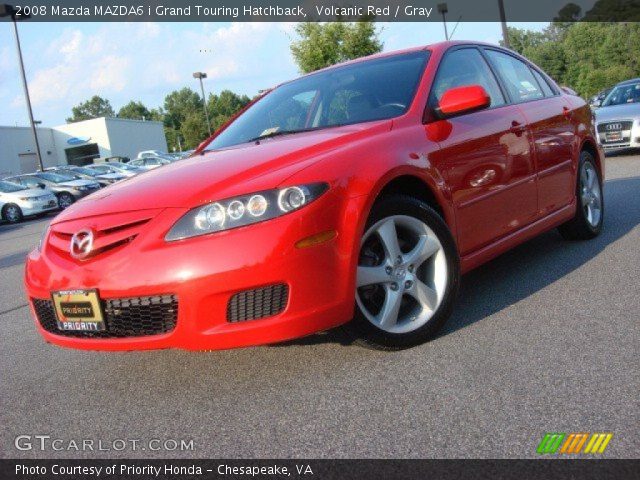 2008 Mazda MAZDA6 i Grand Touring Hatchback in Volcanic Red