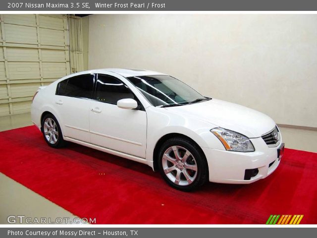 2007 Nissan Maxima 3.5 SE in Winter Frost Pearl