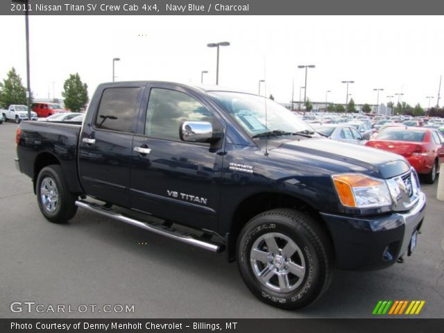 2011 Nissan Titan SV Crew Cab 4x4 in Navy Blue
