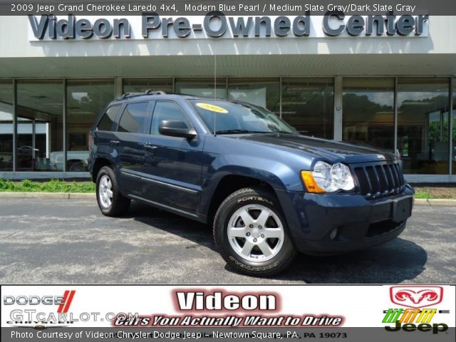 2009 Jeep Grand Cherokee Laredo 4x4 in Modern Blue Pearl