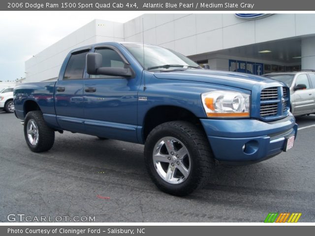 2006 Dodge Ram 1500 Sport Quad Cab 4x4 in Atlantic Blue Pearl