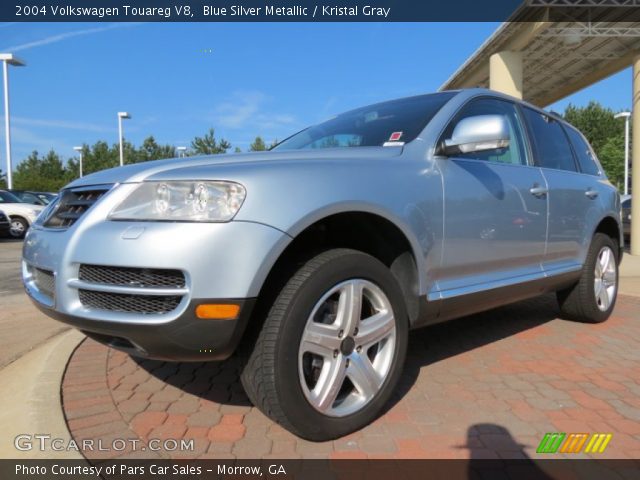 2004 Volkswagen Touareg V8 in Blue Silver Metallic