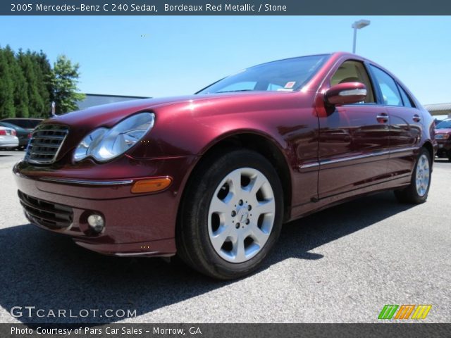 2005 Mercedes-Benz C 240 Sedan in Bordeaux Red Metallic