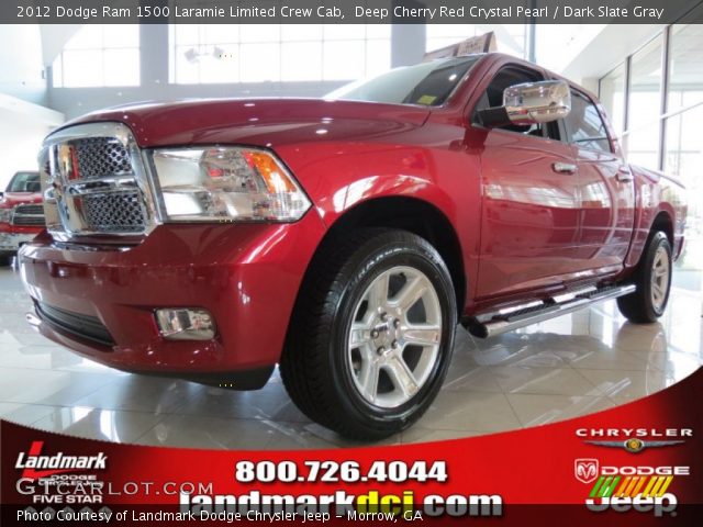 2012 Dodge Ram 1500 Laramie Limited Crew Cab in Deep Cherry Red Crystal Pearl