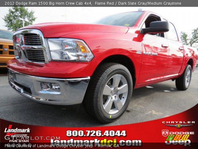 2012 Dodge Ram 1500 Big Horn Crew Cab 4x4 in Flame Red