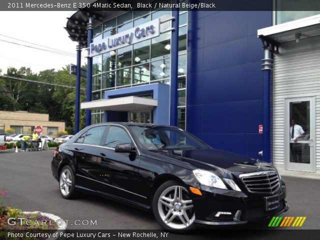 2011 Mercedes-Benz E 350 4Matic Sedan in Black