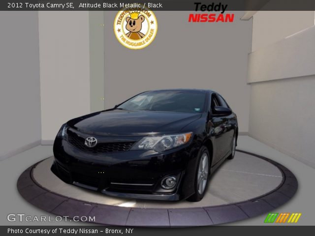 2012 Toyota Camry SE in Attitude Black Metallic