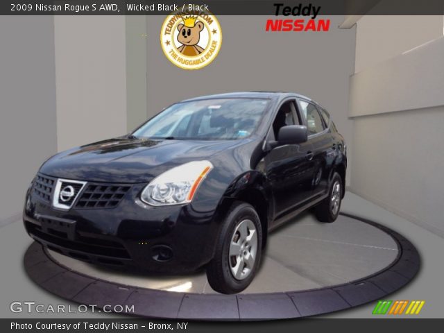 2009 Nissan Rogue S AWD in Wicked Black