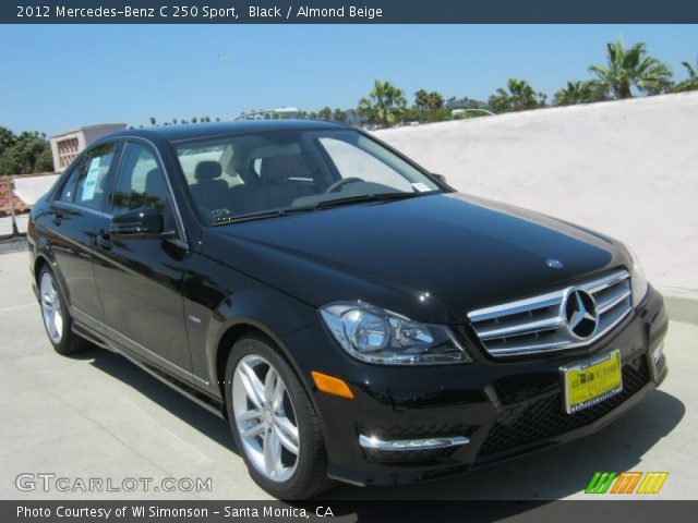 2012 Mercedes-Benz C 250 Sport in Black