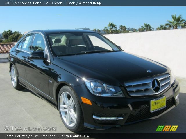 2012 Mercedes-Benz C 250 Sport in Black