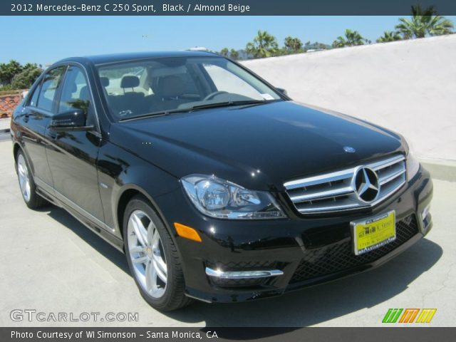 2012 Mercedes-Benz C 250 Sport in Black