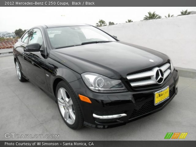 2012 Mercedes-Benz C 250 Coupe in Black