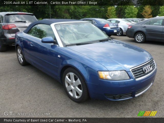 2006 Audi A4 1.8T Cabriolet in Caribic Blue Pearl Effect