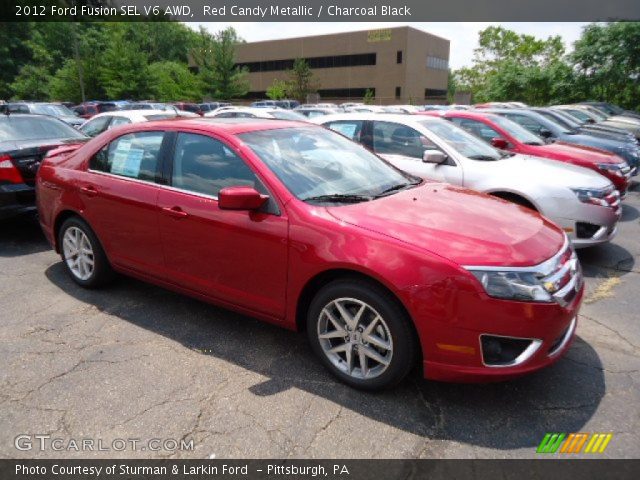 2012 Ford Fusion SEL V6 AWD in Red Candy Metallic