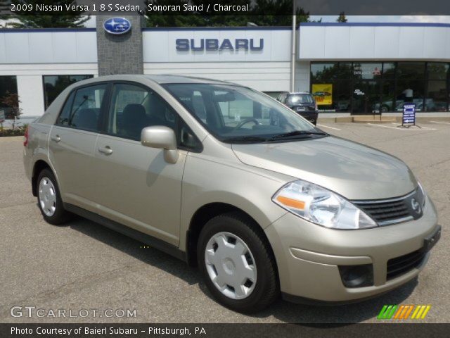2009 Nissan Versa 1.8 S Sedan in Sonoran Sand