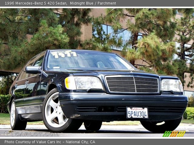 1996 Mercedes-Benz S 420 Sedan in Midnight Blue