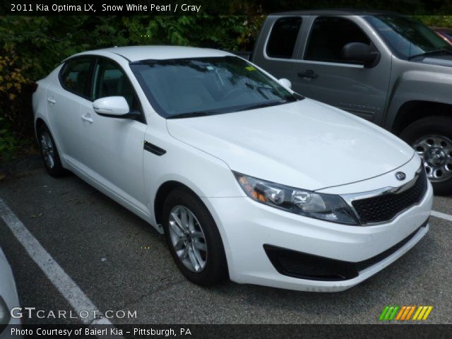 2011 Kia Optima LX in Snow White Pearl
