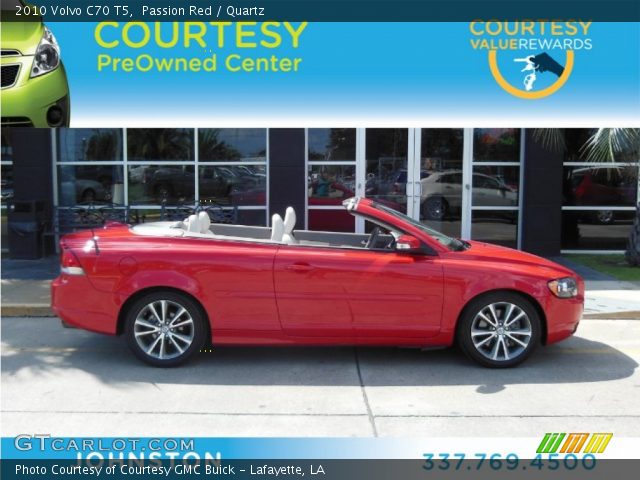 2010 Volvo C70 T5 in Passion Red