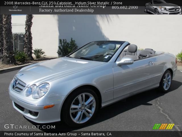 2008 Mercedes-Benz CLK 350 Cabriolet in Iridium Silver Metallic