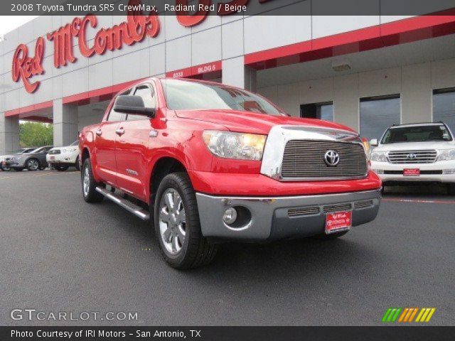 2008 Toyota Tundra SR5 CrewMax in Radiant Red