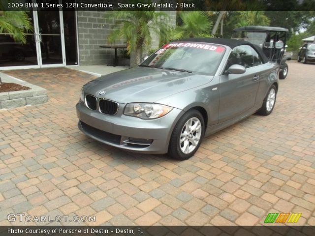 2009 BMW 1 Series 128i Convertible in Space Grey Metallic