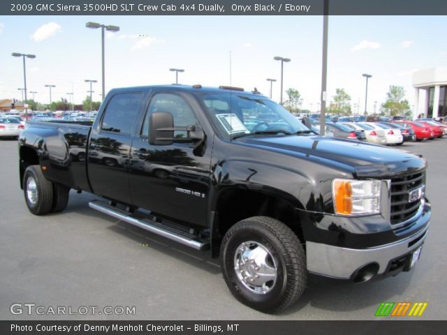 2009 GMC Sierra 3500HD SLT Crew Cab 4x4 Dually in Onyx Black