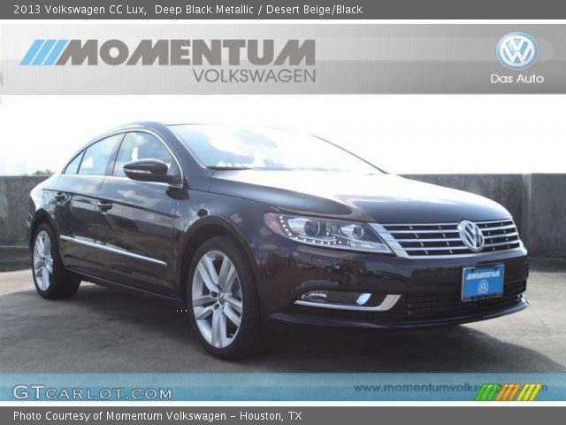 2013 Volkswagen CC Lux in Deep Black Metallic